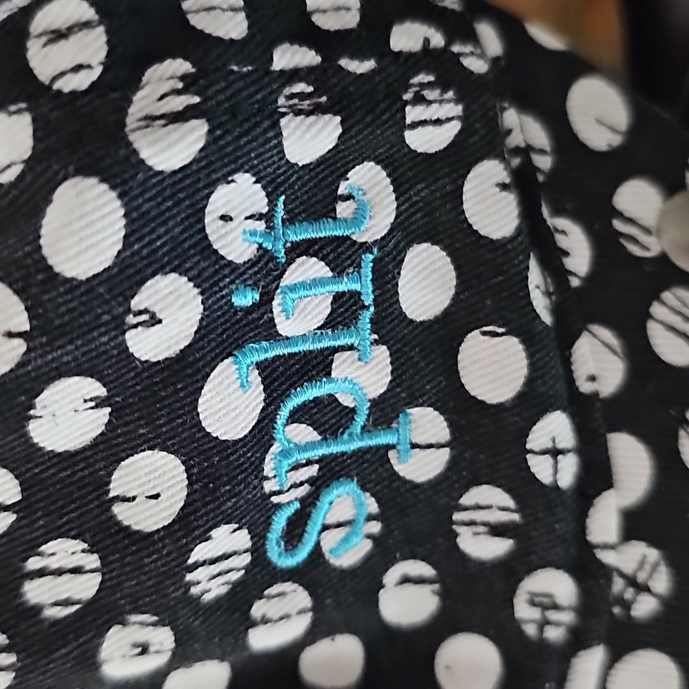 Split Vintage Women's Polka Dot Cap - Picture 4 of 11
